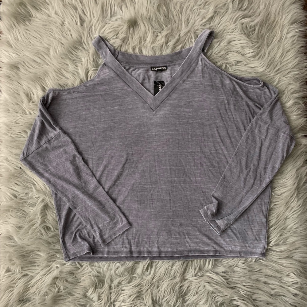 Express Cold Shoulder Top